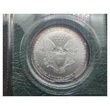2000 Uncirculated American Silver Eagle in sealed Littleton  holder