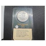 2000 Uncirculated American Silver Eagle in sealed Littleton  holder