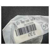 2001 Uncirculated American Silver Eagle in sealed Littleton package