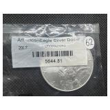 2006 Uncirculated American Silver Eagle in sealed Littleton package