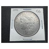 1890 Morgan Silver Dollar