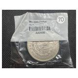 1921 Silver Morgan Dollar in sealed Littleton package