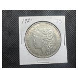 1921 Silver Morgan Dollar