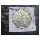 1880-O Morgan Silver Dollar Marked F When Purchased