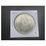 1884-O Morgan Silver Dollar Marked MS63