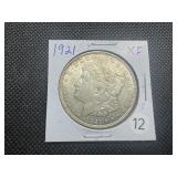 1921 Morgan Silver Dollar Marked XF When Purchased