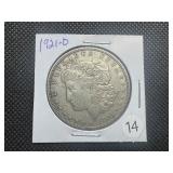 1921-D Morgan Silver Dollar