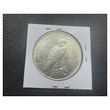 1922 Peace Silver Dollar Marked MS65 When Purchased - Great Detail and Nice Mint Luster!!