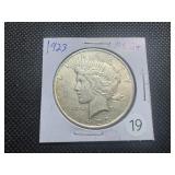 1923 Peace Silver Dollar Marked MS64 When Purchased