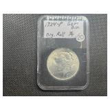 1924 Peace Silver Dollar Marked Gem BU Original Roll When Purchased