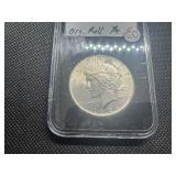 1924 Peace Silver Dollar Marked Gem BU Original Roll When Purchased