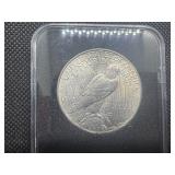 1924 Peace Silver Dollar Marked Gem BU Original Roll When Purchased