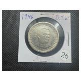 1946 Booker T. Washington Commemorative Silver Half Dollar