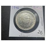 1946 Booker T. Washington Commemorative Silver Half Dollar