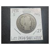 KEY DATE 1895-S Silver Barber Half Dollar (Greybook Wholesale price for a G4 is $65)