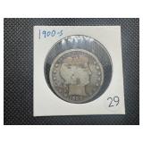 1900-S Silver Barber Half Dollar