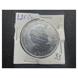 BU 2018 1.25 Oz. .9999 Silver Canadian Buffalo Coin