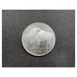 2016 Silver One Ounce Round Buffalo Design