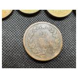 Twenty-two Older Foreign Coins, including one from 1866