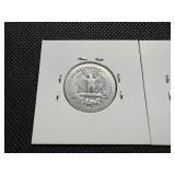 Two Silver Quarters, Standing Liberty and Washington