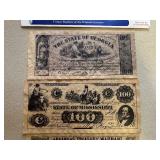 Reproduction Confederate Currency Set