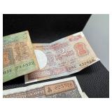 Five Bank Notes from India