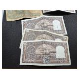 Five Bank Notes from India