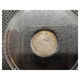 1854 Seated Liberty Half Dime