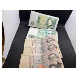 Six European Bank Notes