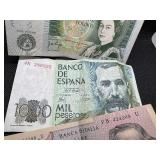 Six European Bank Notes