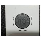 1940 Third Reich Germany 10 Reichspfennig