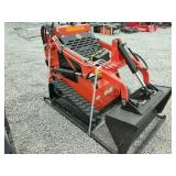 Mini Skid Steer Loader orange