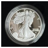 2021 W-American Eagle One Ounce Proof Silver Bullion Coin - original package with COA
