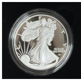 2022 W-American Eagle One Ounce Proof Silver Bullion Coin - original package with COA