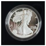 2022 W-American Eagle One Ounce Proof Silver Bullion Coin - original package with COA