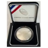 2014 National Baseball Hall of Fame Proof Silver Dollar - original package with COA
