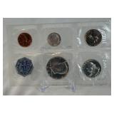 1964 Proof Mint Uncirculated 5 Coin Set (P) - original pacakge with COA and envelope