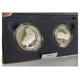 1991 Prestige Mount Rushmore Silver Proof Set 7 coins - plastic case only, no COA, but all coins look amazing!