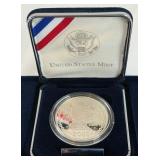 2000 Leif Ericson Millenium Proof Silver Dollar - original package with COA
