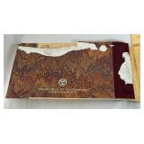 1994 The Thomas Jefferson Coinage and Currency Set - original packaging, internal case damaged