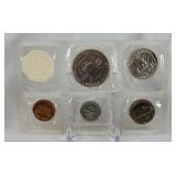 1959 Proof Mint Uncirculated 5 Coin Set (P) - original pacakge with COA and envelope