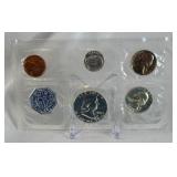 1962 Proof Mint Uncirculated 5 Coin Set (P) - original pacakge with COA and envelope