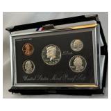 1998 Premier Silver Proof Set - original package with COA