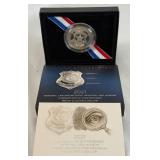 2021 National Law Enforcement Memorial & Museum Proof Clad Half Dollar - original package with COA