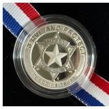 2021 National Law Enforcement Memorial & Museum Proof Clad Half Dollar - original package with COA