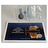 2020 West Point Special Edition Jefferson Nickel Proof - original envelope with plastic