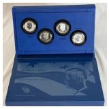 2014 50th Anniversary Kennedy Half Dollar 4 Coin Uncirculated Set - original package with COA