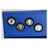 2014 50th Anniversary Kennedy Half Dollar 4 Coin Uncirculated Set - original package with COA