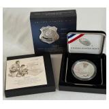 2021 P-National Law Enforcement Memorial & Museum Proof Silver Dollar - original package with COA