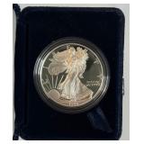 1996 P-American Eagle One Ounce Proof Silver Bullion Coin - original package with COA
